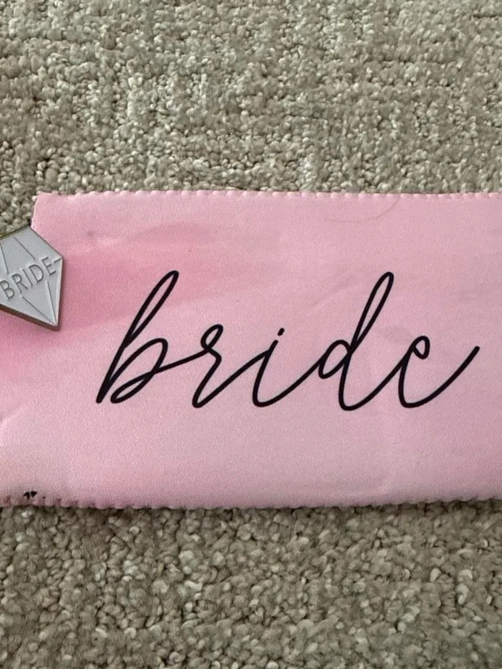 Bridal Party Accessory Set - Pink and White Bride Essentials